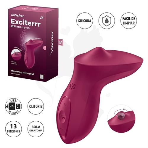 Exciterrr (Berry) estimulador vaginal con bola movil